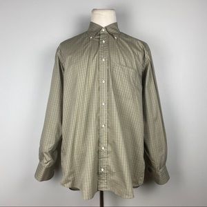 Luciano Barbera Tan Check Shirt